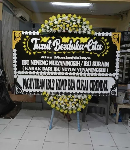 Papan Bunga Duka Singkup Purbaratu